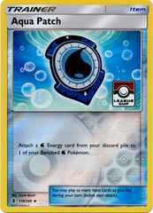 Aqua Patch 119/145 Reverse Holo Promo - 2017 Pokemon League